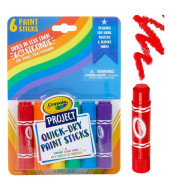 Crayola Project 6 colors Quick Dry Paint Sticks