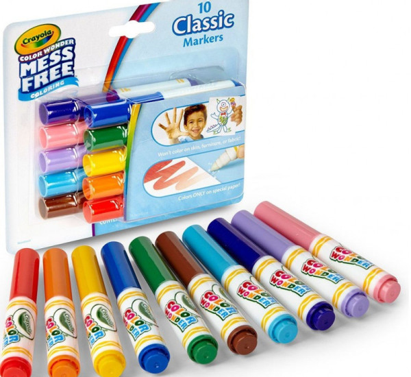 Crayola Color Wonder Mess Free- 10 Markers