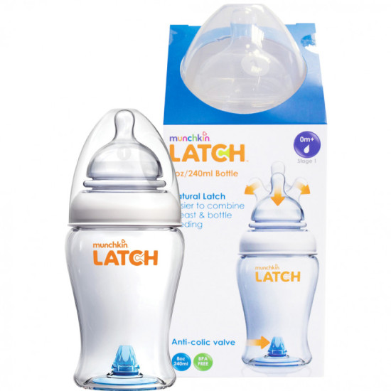 Munchkin Latch 8oz Bottle 1 Pack