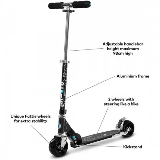 Micro Scooter Rocket Black