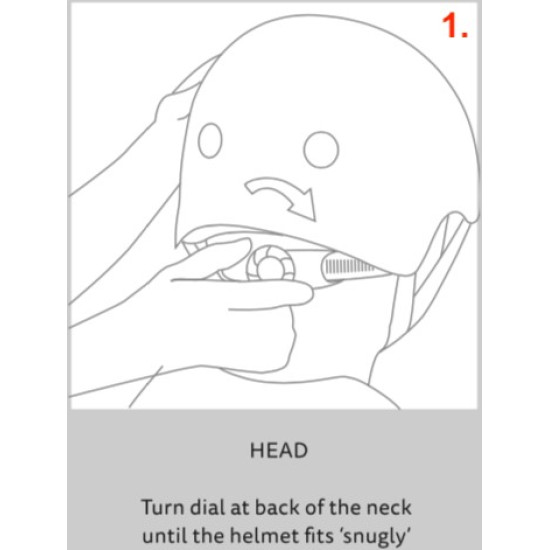 Micro Abs Helmet Sticker