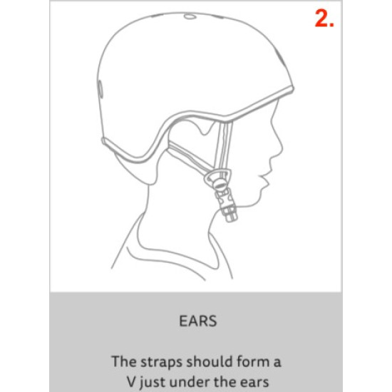 Micro Abs Helmet Sticker