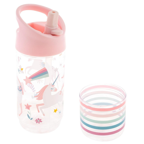 Flip Top Bottle Pink Unicorn - Stephen Joseph
