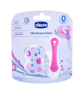 Chicco Clip With Chain - Pink