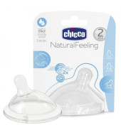 Chicco Natural Feeling Teat 2M+ - Medium Flow