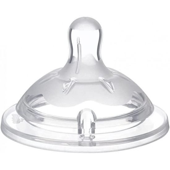 Chicco Natural Feeling Teat 4M+ Adjustable Flow 2 Pcs