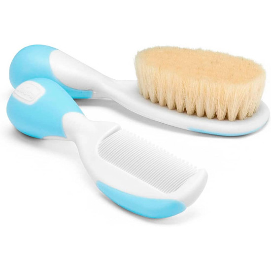 Chicco New brush And Comb Light - Blue