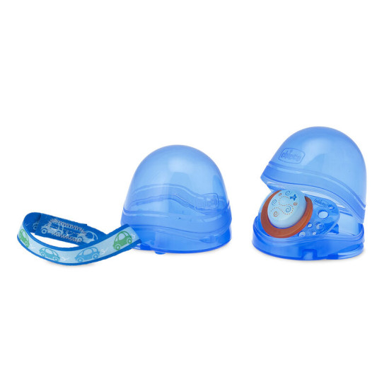 Chicco Double Soother Holder - Blue