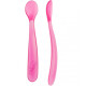 Chicco Soft Silicon Spoon Girl - 6M+