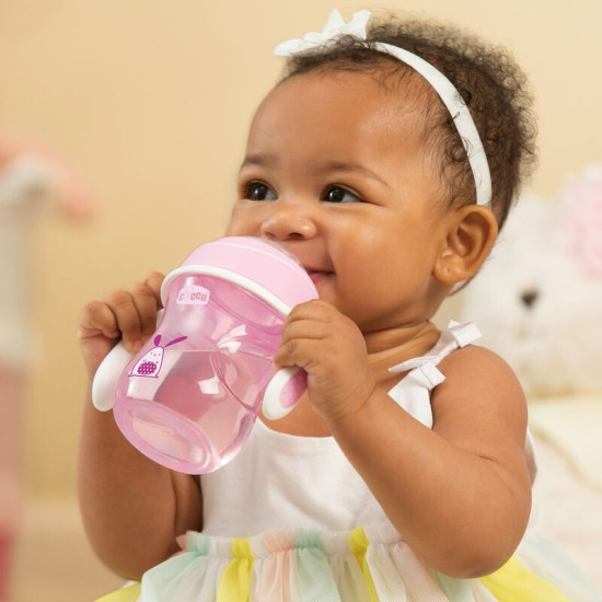 Chicco Transition Cup Pink - 4M+