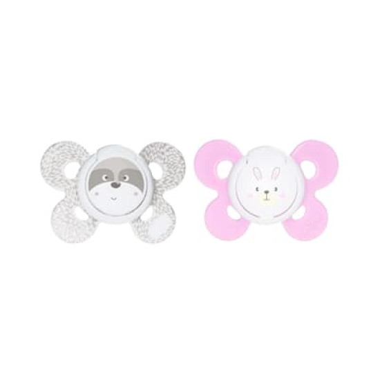 Chicco Soother Ph. Comfort Girl Sil 0-6M - 2Pc