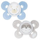 Chicco Soother Ph. Comfort Boy Sil 0-6M - 2Pc