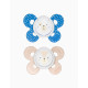 Chicco Soother Comfort Boy Sil 6-16M 2Pc