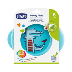 Chicco Warmy Plate 6M+ - Blue