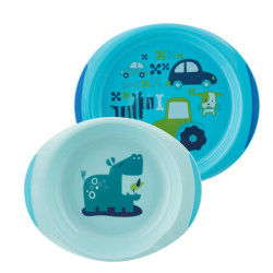 Chicco Dish Set 12M+ - Boy