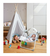 كرسي الأسترخاء واللعب المتأرجح