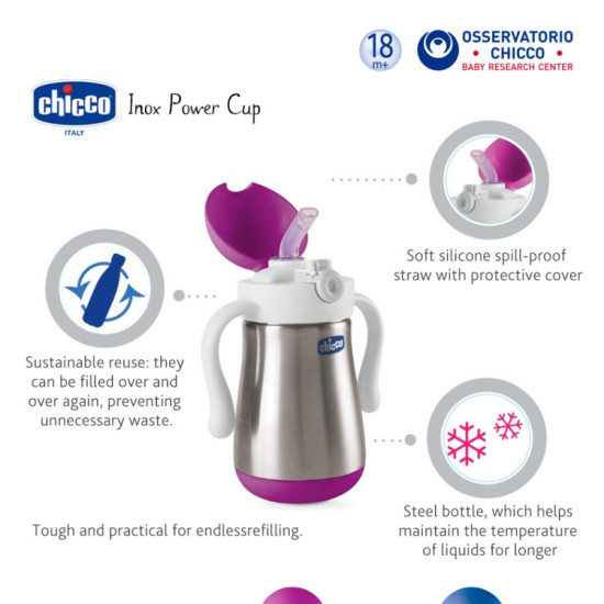 Chicco Inox Cup - Girl