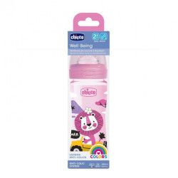 Chicco Bottle Wb Col Pp 250 Med Sil - Pink