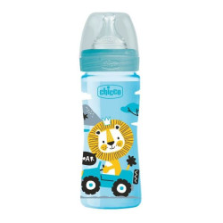 Chicco Bottle Wb Col Pp 250 Med Sil - Blue