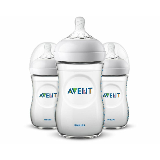 Avent Natural baby bottle 260 ml 3 Pcs