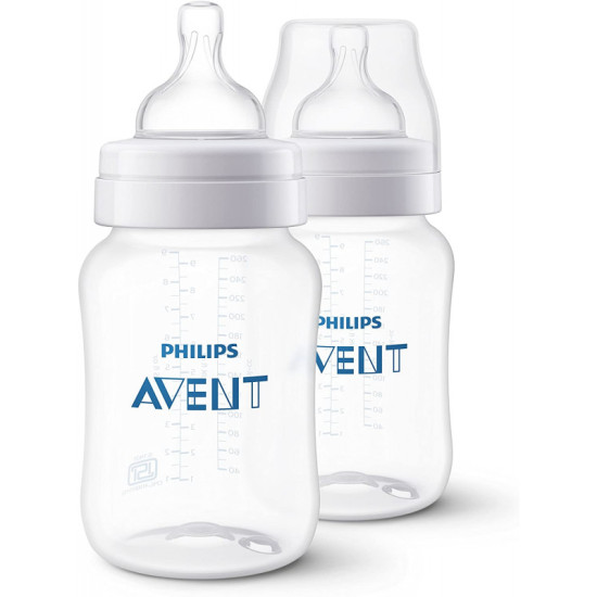 Anti Colic Bottle with Airfree Valve - 260 ml 2 Pcs