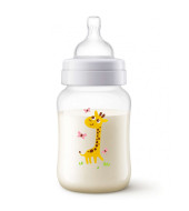 Anti Colic Bottle with Airfree Valve - 260 ml Giraffe