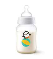 Anti Colic Bottle with Airfree Valve - 260 ml Penguin