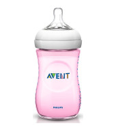 Avent Natural Baby Bottle 260 ml Pink