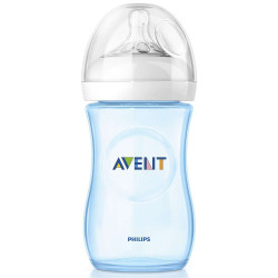 Avent Natural Baby Bottle 260 ml Blue