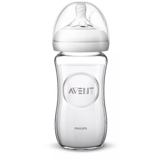 Avent Natural Glass Feeding Bottle 240 ml
