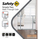 Safety 1ˢᵗ Simple Pass Walk-Through Gate - Grey