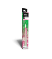 Magic Color Drip Candles - Green with Pink Drip