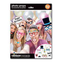 Birthday Photo Prop Kit 12 PACK
