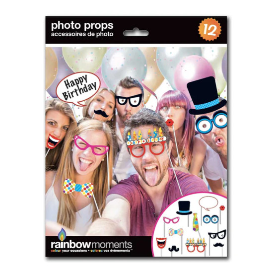Birthday Photo Prop Kit 12 PACK