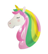 Unicorn Shaped paper Plate - 8 pcs