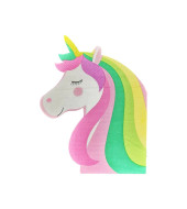Unicorn Shaped paper Napkins -16 pcs