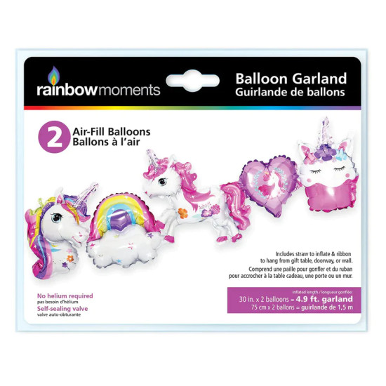 Balloon Garland - Unicorn Theme