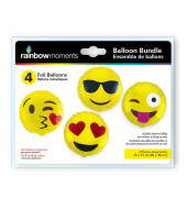 Foil Balloon Set – Emojis Theme