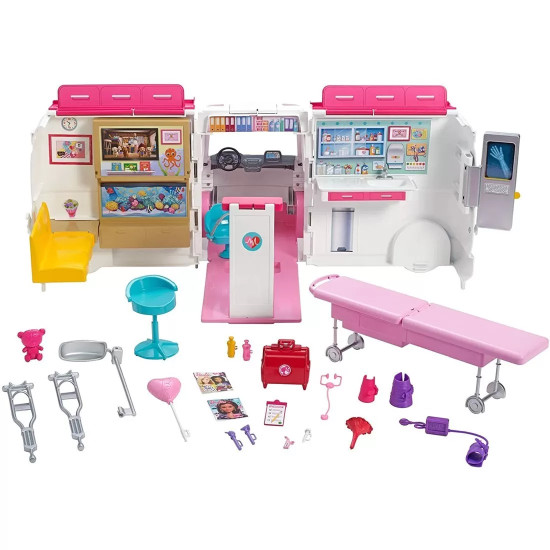 Barbie Ambulance And Hospital Playset