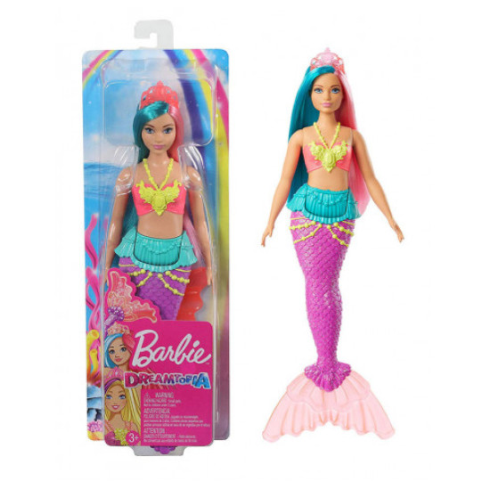 دمية حورية البحر بلباس رينبو