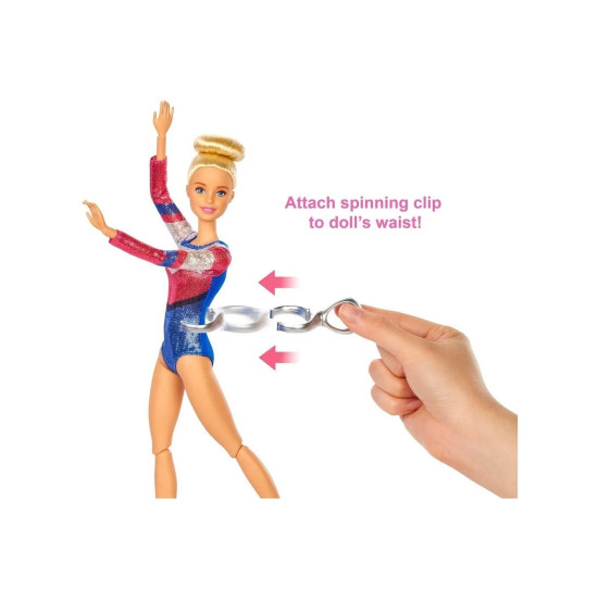 مجموعة لعب باربي الجمباز