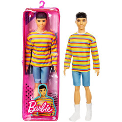Ken Fashionistas Doll Striped shirt