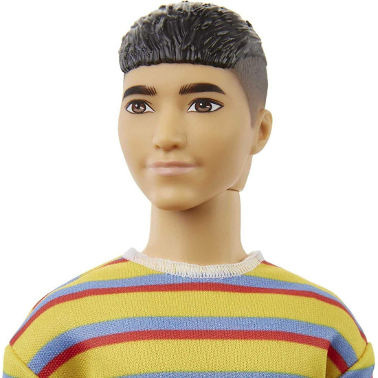 Ken Fashionistas Doll Striped shirt