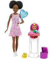 Barbie Skipper Babysitters Doll& Playset -Black Hair