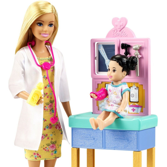 Doctor Barbie Pediatrician Set