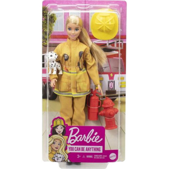 Barbie Firefighter Blonde Doll