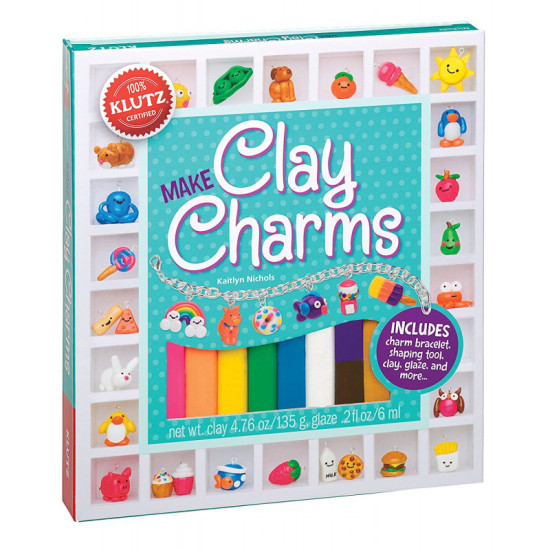 Make Clay Charms Craft Kit - Klutz