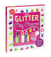 Make Glitter Clay Charms - Klutz