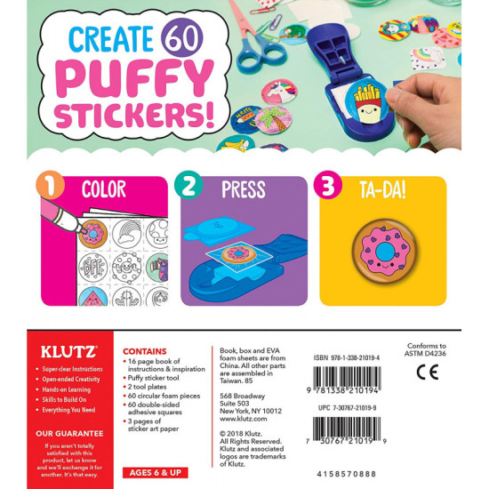 Make Your Own Puffy Stickers - Klutz
