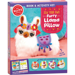 Sew Your Own Furry Llama Pillow Craft Kit - Klutz